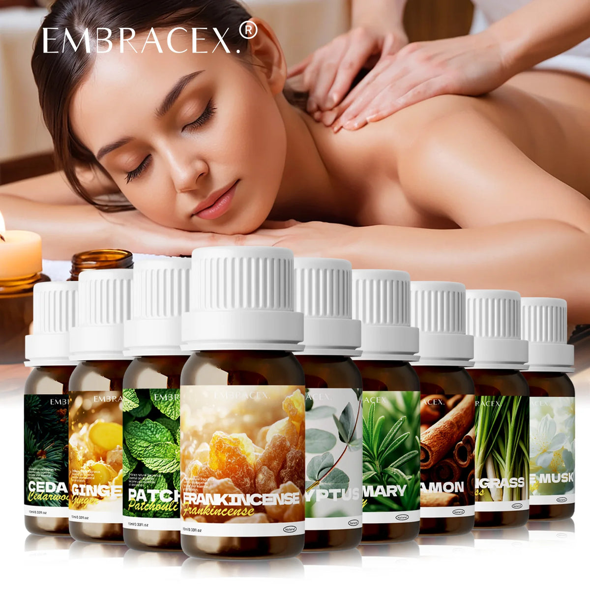 10ml Peppermint Essential Oil for Massage Bath Home Skin, Hair, and Nail Care