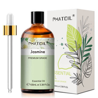 PHATOIL Aromatherapy Essential Oil For Skin Care,Diffuser,Massage & Candle Making-100ml Lavender Cinnamon Eucalyptus Aroma Oils