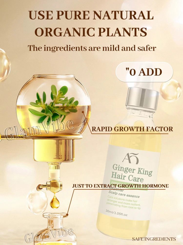 Hair Care Essential Oil: Maintains Hair Follicles in Optimal Condition and Strengthens Hair Strands.