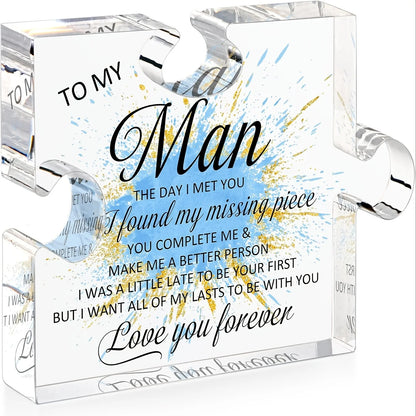 To My Man Gifts Husband Gifts Romantic Gifts for Him Gifts for Husband Boyfriend I Love You Gifts for Him Christmas Gifts