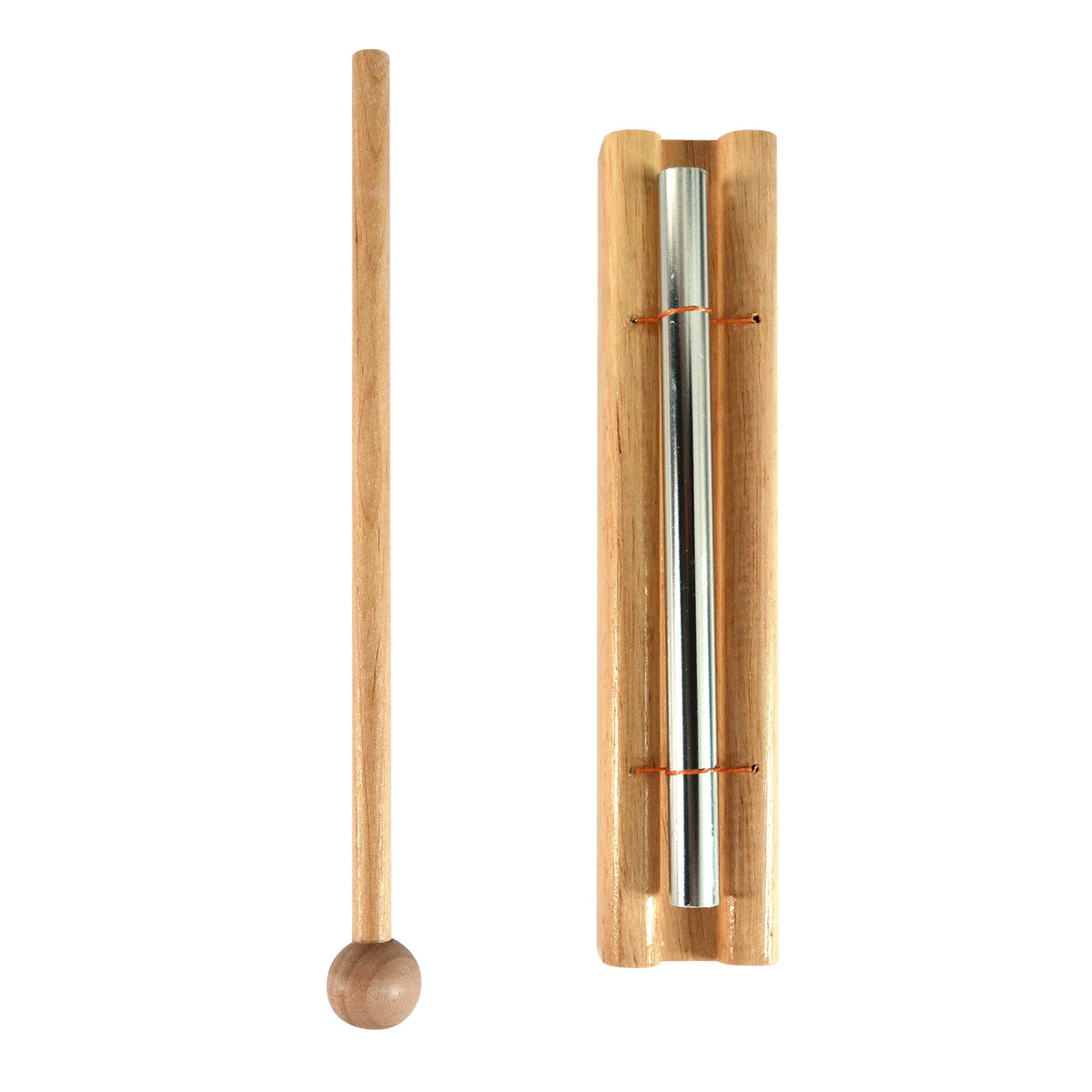 Meditation Energy Chime with Mallet Mindfulness Hand Bell Classroom Chime for Prayer Yoga Percussion Instrument Reminder Bell