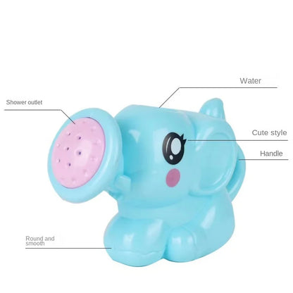 Bath Toy Plastic Kettle Bath Shower Tool Baby Bathroom Toy Elephant Watering Pot Bath Toy for Children Summer Bath Sprinkler