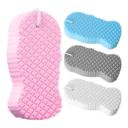 Bath Sponges for Shower Soft Back Scrubbing Tool Scrubbing Towel Children Pregnant Women Adults Body Cleansing Home Bathroom