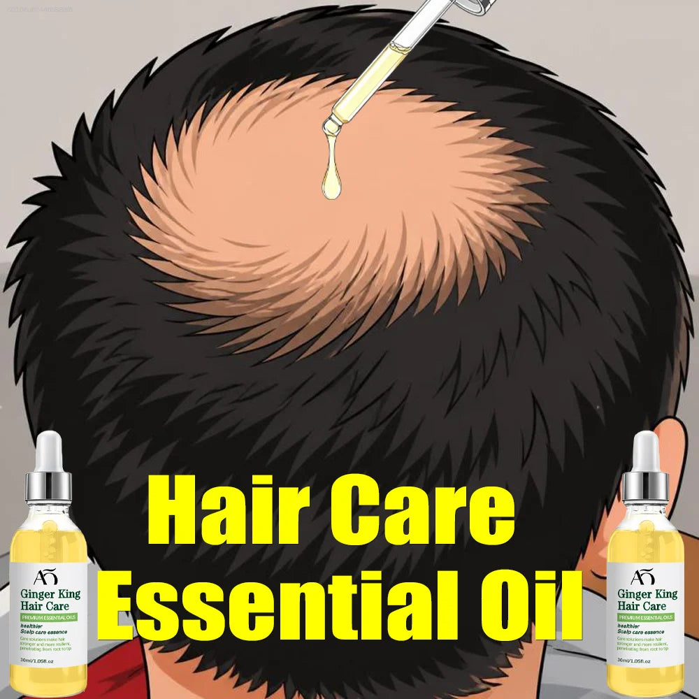 Hair Care Essential Oil: Maintains Hair Follicles in Optimal Condition and Strengthens Hair Strands.