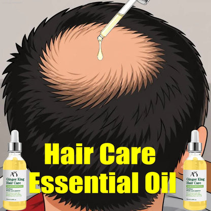Hair Care Essential Oil: Maintains Hair Follicles in Optimal Condition and Strengthens Hair Strands.