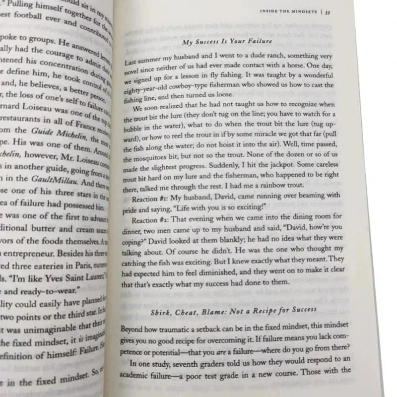 Mindset: the New Psychology of Success by Carol S. Dweck - English Book Foreign Literature Inspirational Reading Material