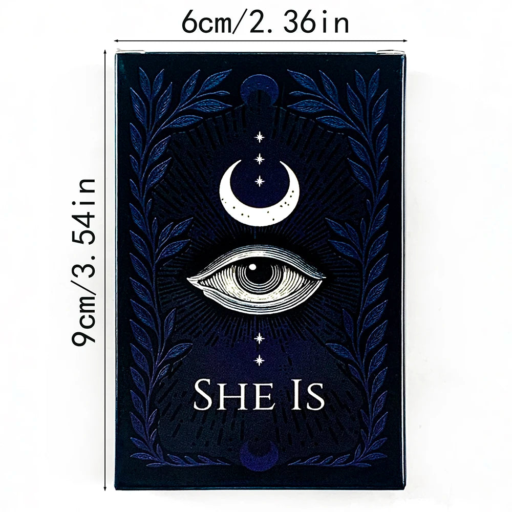 SHE IS Game Cards A Mindfulness Deck Inner Dialogue & Self-Reflection Cards Entle Self-Care Tool For Becoming & Belonging Game
