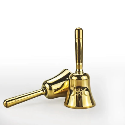 Brass Hand Bell Meditation Mindfulness Yoga Hand Bells Spiritual Relaxation Diapasons Bells Sound Healing Musical Instruments