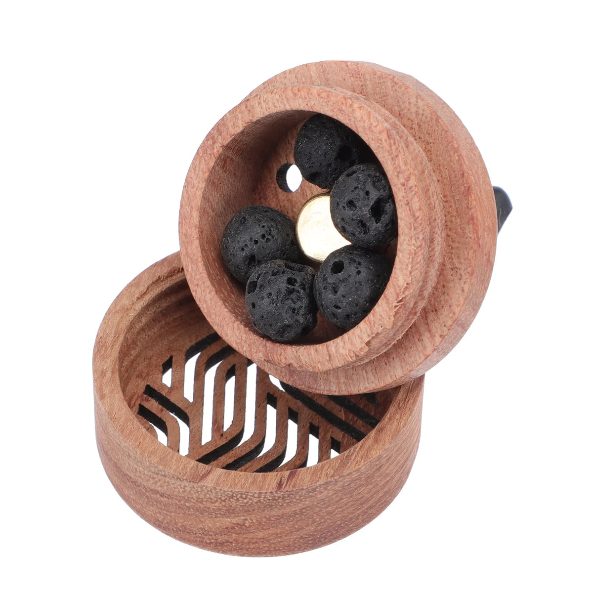 Aroma Diffuser Essential Oil Car Diffuser Wooden Carved Aromatherapy Diffuser Car Vent Clip Car Air Freshener Rituals perfume