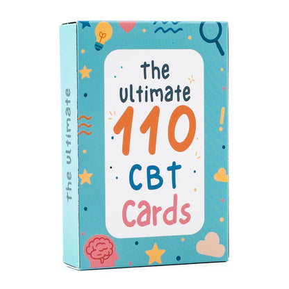 110pcs Adult Mindfulness Cards Emotional Management Supplies Stress Relief Tool Mental Wellness for Teens & Students Board Game