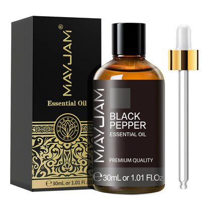 MAYJAM 1PCS 30ML Aromatherapy Essential Oil Lavender Vanilla Jasmine Eucalyptus Peppermint Aroma Oil for Diffuser Candle Soap