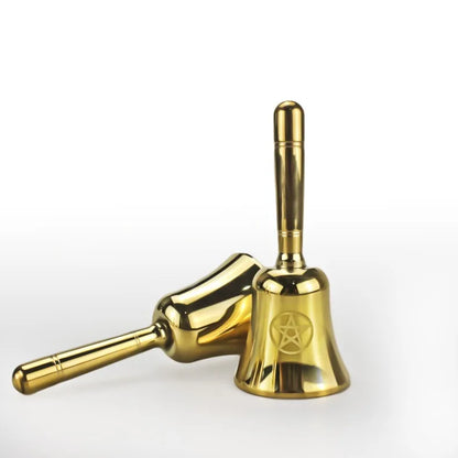 Brass Hand Bell Meditation Mindfulness Yoga Hand Bells Spiritual Relaxation Diapasons Bells Sound Healing Musical Instruments