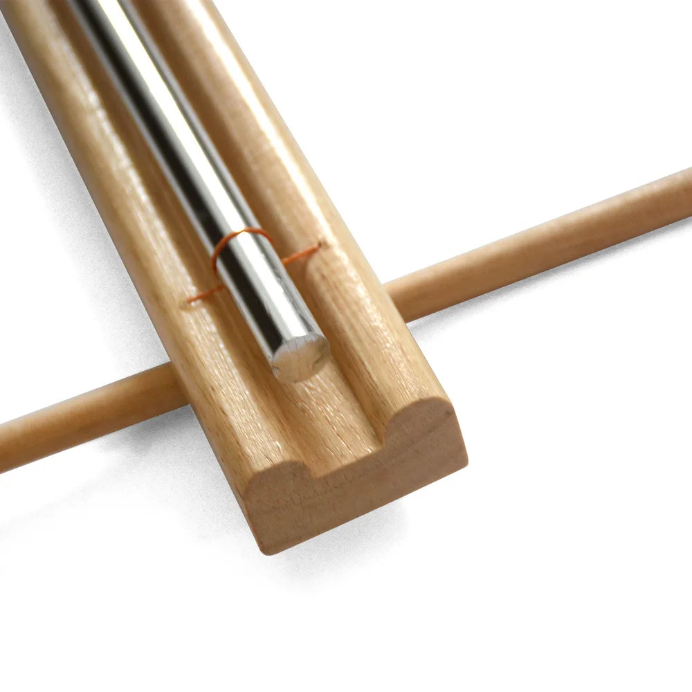Meditation Energy Chime with Mallet Mindfulness Hand Bell Classroom Chime for Prayer Yoga Percussion Instrument Reminder Bell