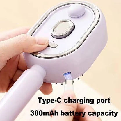 Electric Spray Comb Set Airbag Massage Comb Essential Oil Atomization Care Self Cleaning Anti Static Wrapping Hair Comb