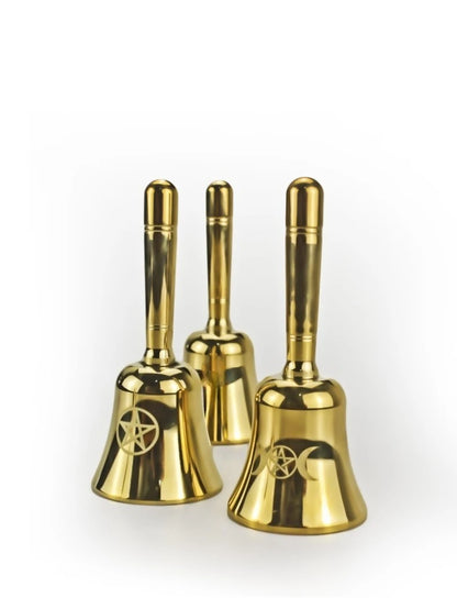 Brass Hand Bell Meditation Mindfulness Yoga Hand Bells Spiritual Relaxation Diapasons Bells Sound Healing Musical Instruments