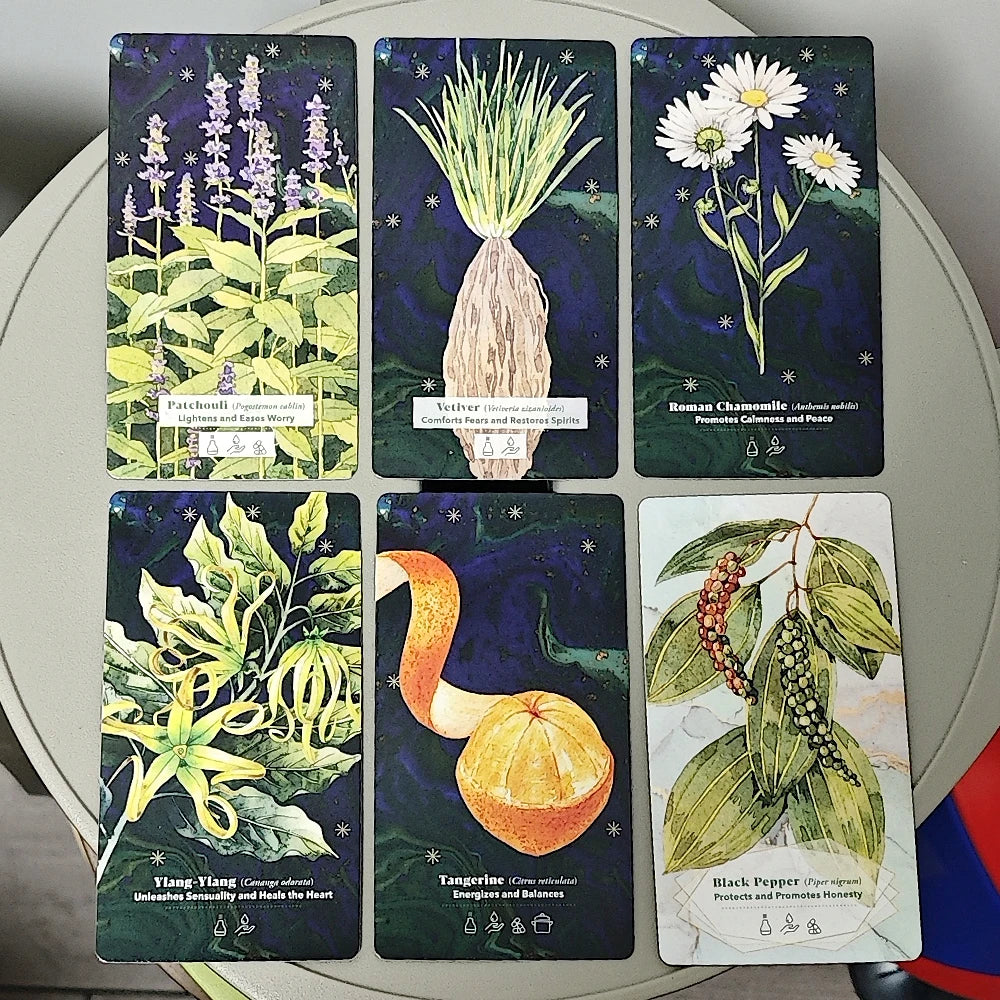 52 Cards To Enhance Body, Mind & Spirit 11*6cm The Essential Oils Healing Deck