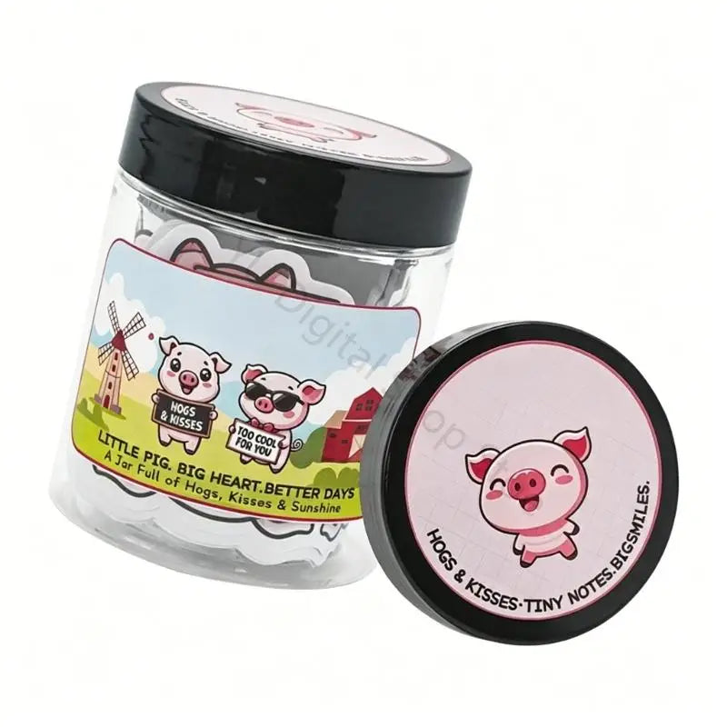 96BA Piggy Mindfulness Affirmations Card Encouragement Messages Card For Kids