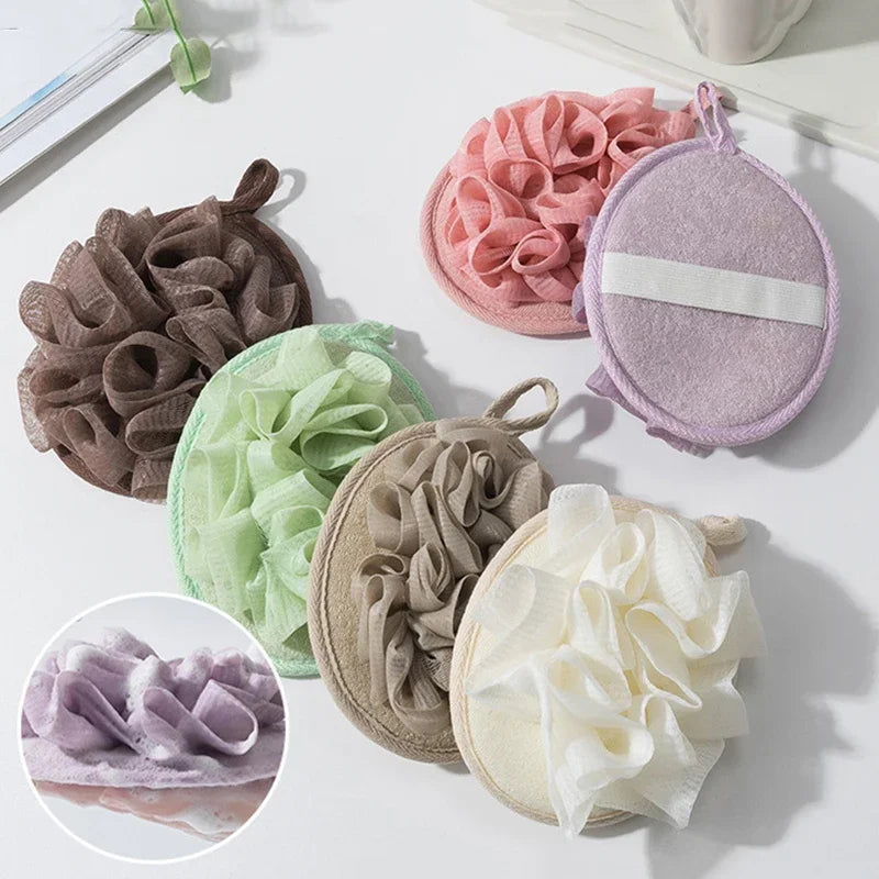 Bath Scrubber For Body Loofah Ball Shower Body Wash Ball Massage Bath Flower Towel For Body Best Body Scrub For Shower Bath Tool