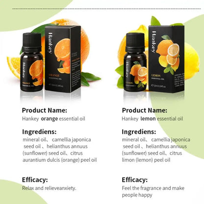 10Ml Natural Essential Oil Multi-Use Body Massage Oil For Skin Care Aromatherapy Relax Sleep Stress Relief Aroma Essential Oil