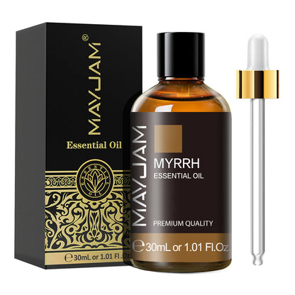 MAYJAM 1PCS 30ML Aromatherapy Essential Oil Lavender Vanilla Jasmine Eucalyptus Peppermint Aroma Oil for Diffuser Candle Soap