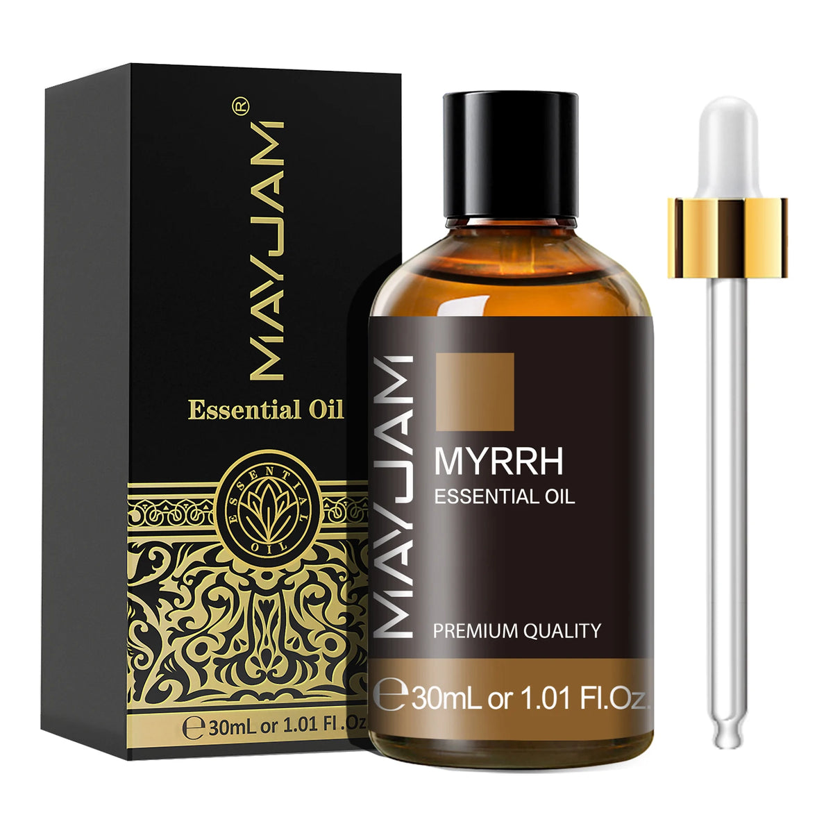 MAYJAM 1PCS 30ML Aromatherapy Essential Oil Lavender Vanilla Jasmine Eucalyptus Peppermint Aroma Oil for Diffuser Candle Soap