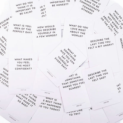 Mindful Talk Board Game 50 Cards Ice Breaker Social Gathering Closer Friends Funny and Meaningful Party Game