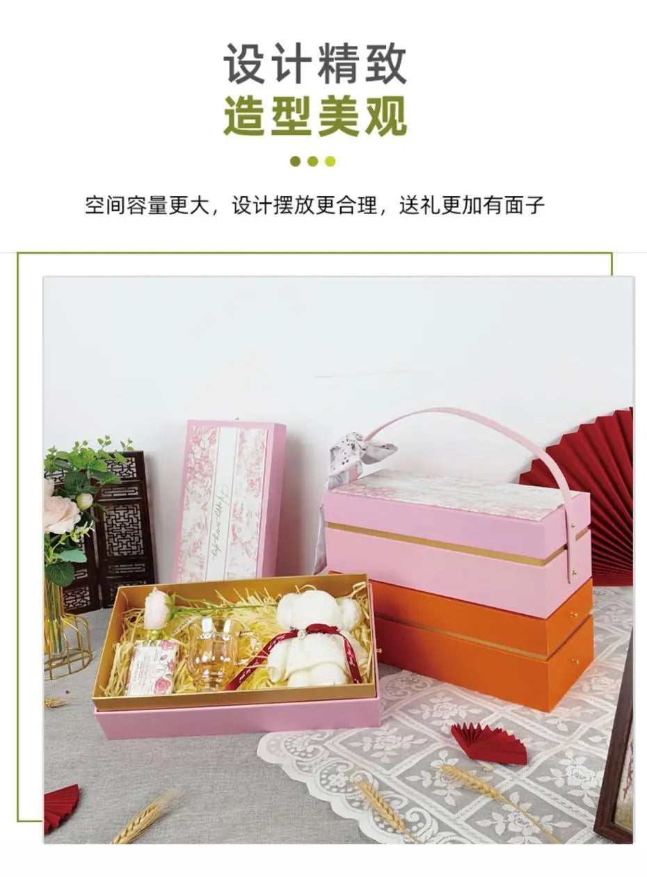 Wedding Companion Gift Male Best Man Gift Box Premium Light Luxury Bridesmaids Handheld Practical Wedding Candy Box