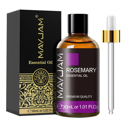 MAYJAM 1PCS 30ML Aromatherapy Essential Oil Lavender Vanilla Jasmine Eucalyptus Peppermint Aroma Oil for Diffuser Candle Soap