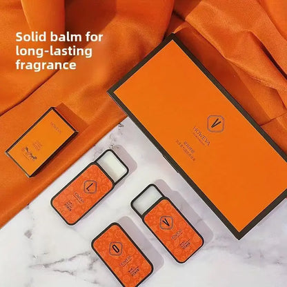 Solid Fragrance Gift Box, Romantic Lasting Solid Fragrance, Tempting Fragrance, Outdoor Portable, Dating Travel, Valentine's Day