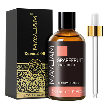 MAYJAM 1PCS 30ML Aromatherapy Essential Oil Lavender Vanilla Jasmine Eucalyptus Peppermint Aroma Oil for Diffuser Candle Soap