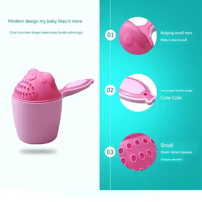 Bath Head Wash for Baby Shampoo Cup Baby Bath and Toddler Bath Toys Rinse Cup Eye Protection