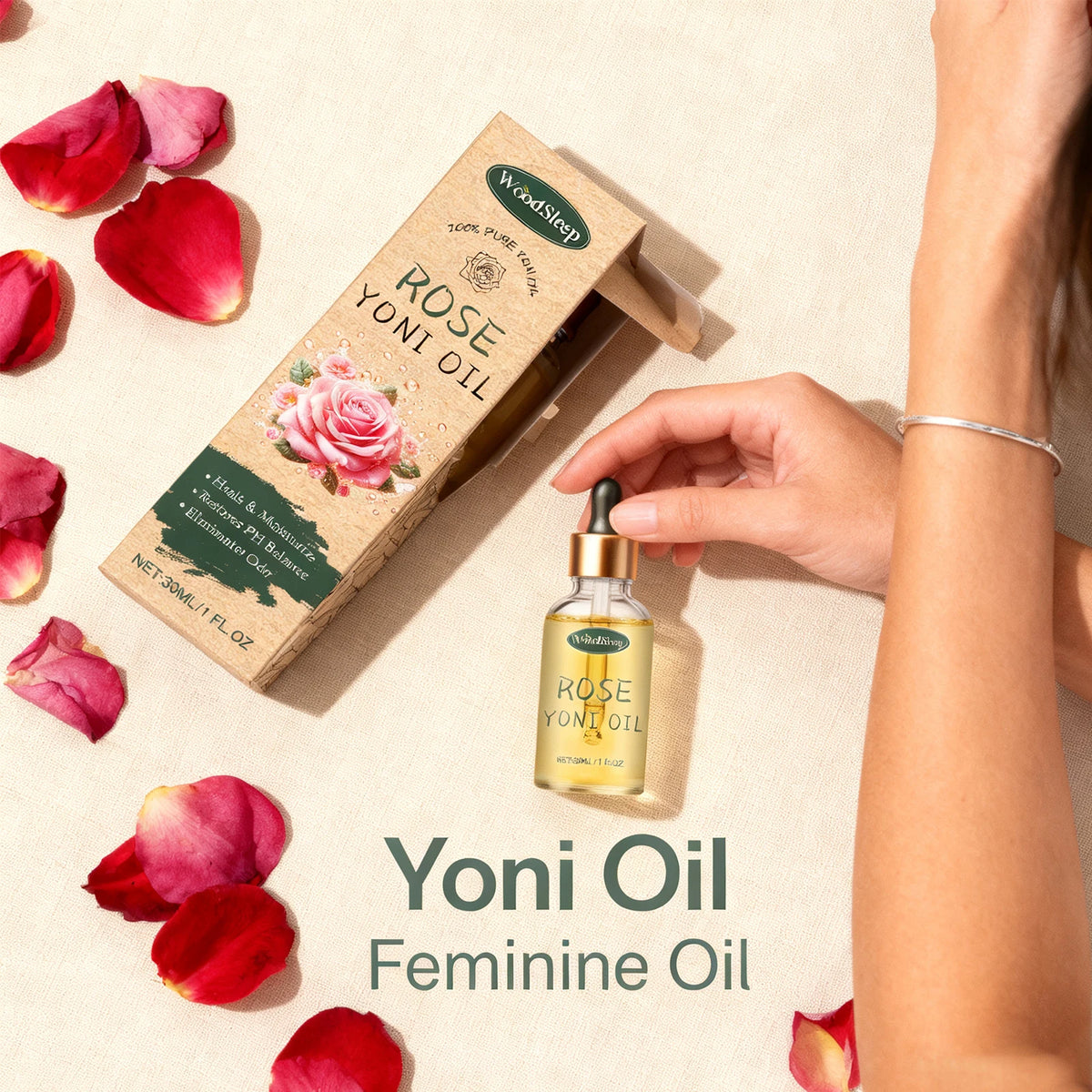 30ml Vaginal Care Essential Oil Female Private Parts Nursing Deodorize Tightening Pinkness Remove Bad Odor Natural Nursing Oil
