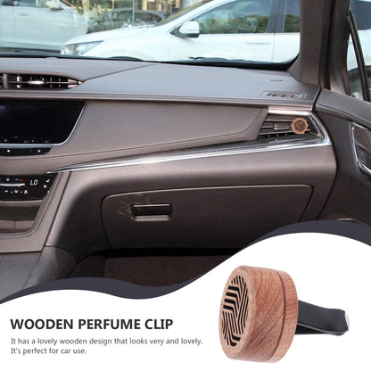 Aroma Diffuser Essential Oil Car Diffuser Wooden Carved Aromatherapy Diffuser Car Vent Clip Car Air Freshener Rituals perfume